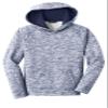 SPORT-TEK Youth PosiCharge Electric Heather Fleece Hooded Pullover, True Navy Electric, Medium view 1