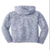 SPORT-TEK Youth PosiCharge Electric Heather Fleece Hooded Pullover, True Navy Electric, Medium view 3