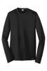 SPORT-TEK Unisex PosiCharge Long Sleeve Competitor Cotton Touch Tee | Breathable Shirt for Men & Women, Athletic Summer Top Black view 1