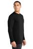 SPORT-TEK Unisex PosiCharge Long Sleeve Competitor Cotton Touch Tee | Breathable Shirt for Men & Women, Athletic Summer Top Black view 3
