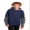 SPORT-TEK Youth Sport-Wick Mineral Freeze Fleece Colorblock Hooded Pullover | Lightweight Athletic Hooded Sweatshirt for Kids view 1