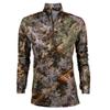 King's Camo Women's XKG Elevation 1/4 Zip Long Sleeve Tee, Desert Shadow, Medium view 1