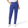 WonderWink W123 Womens Flat-Front Double Cargo Pant  Galaxy Blue, X-Large Tall view 1