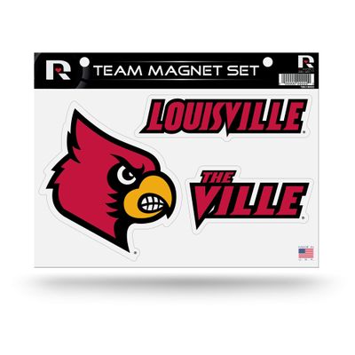 Rico Industries NCAA Louisville Cardinals Die Cut Team Magnet Set Sheet