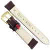 14mm Di Modell Brown Bali Louisiana Alligator Pattern On Calfskin Watch Band XS view 3
