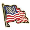 Crown Awards American Flag Lapel Pin - Enamel USA Flag Lapel Pins 50 Pack Prime view 1