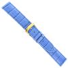18mm Di Modell Bali Royal Blue Louisiana Alligator Patterned Calfskin Watch Band view 1