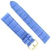 18mm Di Modell Bali Royal Blue Louisiana Alligator Patterned Calfskin Watch Band view 2