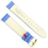 18mm Di Modell Bali Royal Blue Louisiana Alligator Patterned Calfskin Watch Band view 3