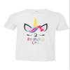 ALLNTRENDS Kids Youth T Shirt Unicorn Birthday Girl Age 2-12 Cute Unicorn Outfit (XS, Age 2) view 1