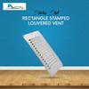 MARINE CITY 304 Grade Stainless Steel Rectangle Stamped Louvered Vent 5 x 9 Inches for Marines  Yachts  Ships  Kayaks (Pack of 2) view 2