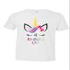 ALLNTRENDS Kids Youth T Shirt Unicorn Birthday Girl Age 2-12 Cute Unicorn Outfit (XS, Age 4) view 1