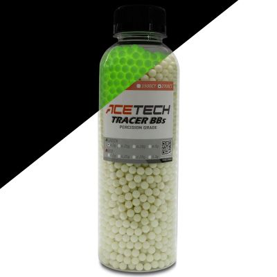 ACETECH Airsoft BBS 2700 Count 6mm 0.2g Tracer Use - Green