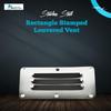 MARINE CITY 304 Stainless Steel Rectangular Stamped Louvered vent | Air Grill Cabin Cover Ventilation | 2-1/2  5 Inches | Ideal for Marine, Boat, Hardware Fitting Accessories (4 Pcs) view 2