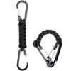 EOTW Carabiner Keychain, Small Carabiner Clip with Paracord Keychain Mini Aluminum D Ring Key Organizer view 1