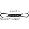 EOTW Carabiner Keychain, Small Carabiner Clip with Paracord Keychain Mini Aluminum D Ring Key Organizer view 2