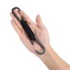 EOTW Carabiner Keychain, Small Carabiner Clip with Paracord Keychain Mini Aluminum D Ring Key Organizer view 3