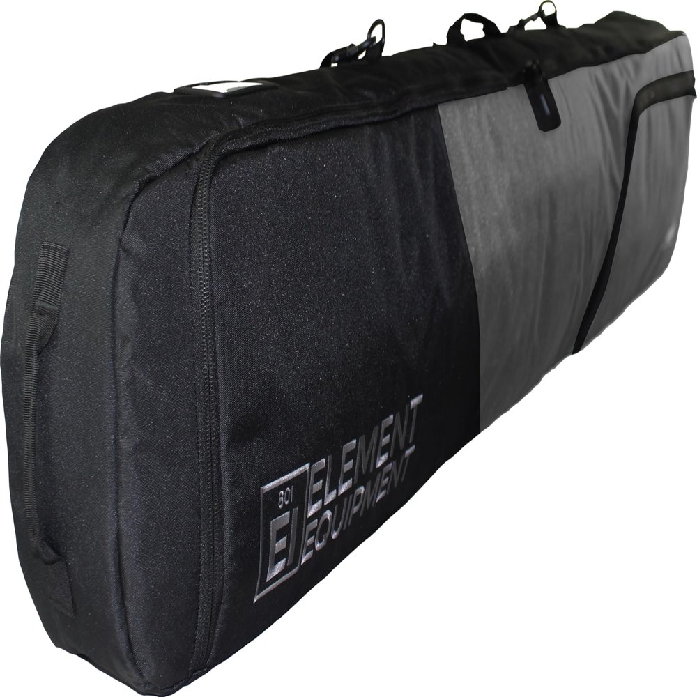Element Equipment Deluxe Padded Snowboard Bag - Premium High End Travel Bag Black 165
