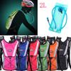 MAXMIKO Hydration Pack Water Rucksack Backpack Bladder Bag Water Bladder Cycling Hiking Camping Climbing Travel Camelback + 2L Hydration Bladder (Green) view 2