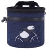 AMC Rock Climbing Panda Compact Chalk Bag with Adjustable Belt, Denim Blue view 1