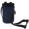AMC Rock Climbing Panda Compact Chalk Bag with Adjustable Belt, Denim Blue view 4