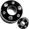 00 Gauge Ear Plugs Flesh Tunnels Screw fit Single Double Flare Stretching Expander Taper Piercing 10mm view 1