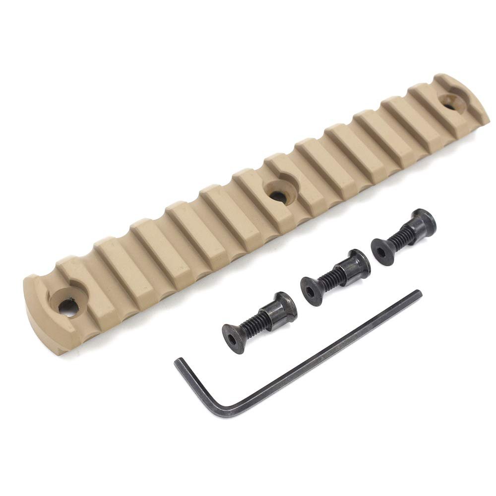Active-8 Keymod Picatinny Rail, 13-Slot Lightweight Aluminum CNC Rail Section Accessories for Keymod System
