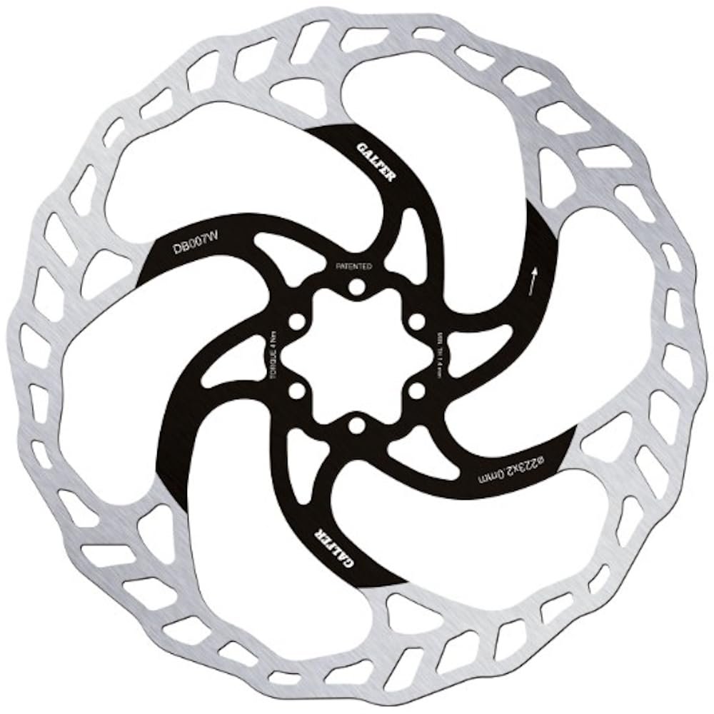 Galfer D.223 Unisex Adult Wave Brake Disc, Black, One Size