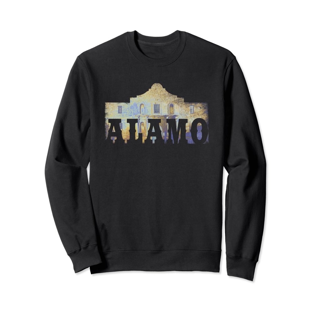 Alamo Sweatshirt Texas Pride San Antonio Texas Sweater