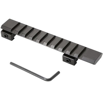 HIGOO Riser Converter 4.9" 11mm Dovetail to 20mm Picatinny Weaver Mount Adapter 10 Slots 124MM