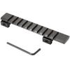 HIGOO Riser Converter 4.9" 11mm Dovetail to 20mm Picatinny Weaver Mount Adapter 10 Slots 124MM view 1