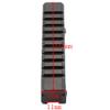 HIGOO Riser Converter 4.9" 11mm Dovetail to 20mm Picatinny Weaver Mount Adapter 10 Slots 124MM view 3