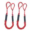 Bling Bling Mooring Rope Bungee Dock Ties Line 3.5 Red&Black Spot 2 Pack view 1
