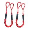 Bling Bling Mooring Rope Bungee Dock Ties Line 3.5 Red&Black Spot 2 Pack view 2