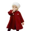 Baby Outwear Cloak 0-5 Years Old,Infant Toddler Girls Kids Fall Winter Button Jacket Warm Cardigan Coat Clothes (18-24 Months, Wine) view 1