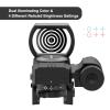 Feyachi RSL-18 Reflex Sight - 4 Reticle Red & Green Dot Sight Optics with Integrated Red La-ser Sight Less Than 5mW Output view 2