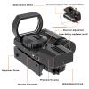 Feyachi RSL-18 Reflex Sight - 4 Reticle Red & Green Dot Sight Optics with Integrated Red La-ser Sight Less Than 5mW Output view 3