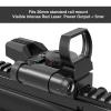 Feyachi RSL-18 Reflex Sight - 4 Reticle Red & Green Dot Sight Optics with Integrated Red La-ser Sight Less Than 5mW Output view 4