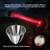 VASTFIRE Predator Light with Interchangeable (Red, Green, White) LED Hunting Flashlight with Scope Mount for Hog Coyote Coon Bobcat Raccoon Varmint Rabbit Night Hunting view 3