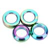 2 Pairs TC4 Front Brake Caliper Gasket, Dilwe Headset Spacer for Mountain Motorcycle Colorful view 2