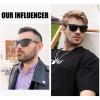 DUCO Polarized Sunglasses for Men Lightweight Retro Frame UV400 Protection Driving and Sports Sun Glasses 3029H view 2