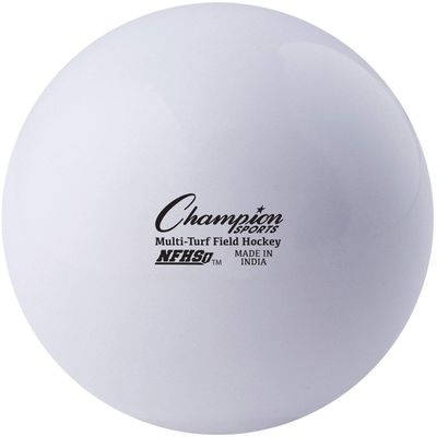 Champion Sports unisex adult FHB1WH Field Hockey Balls White Pack of 12, White, 2.75 D US