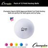 Champion Sports unisex adult FHB1WH Field Hockey Balls White Pack of 12, White, 2.75 D US view 2