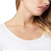 32 Degrees Heat Lightweight Thermal Baselayer Long Sleeve Scoop Top, White18, Small view 2