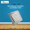 MARINE CITY Rectangle Stamped Louvered Vent  Durable 304 Stainless Steel, Mirror Finish, Easy to Install, 5 x 4-1/2 Inches, Ideal for Boats, Yachts, Ships & Caravans (Pack of 2) view 2