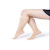 Silky Toes Sheer Knee High Stockings for Women, 6 Pairs Nylon Trouser Socks, Nude, Queen view 2