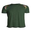 Covalent Activewear Maryland State Souvenir Short Sleeve Gift T-Shirt with Maryland Flag Shoulder Inserts view 1