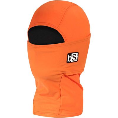 BLACKSTRAP Kids' Expedition Hood Dual Layer ExoHinge Balaclava Ski Mask, Helmet Compatible, Maximum Warmth and Comfortable for Kids, [Bright Orange]
