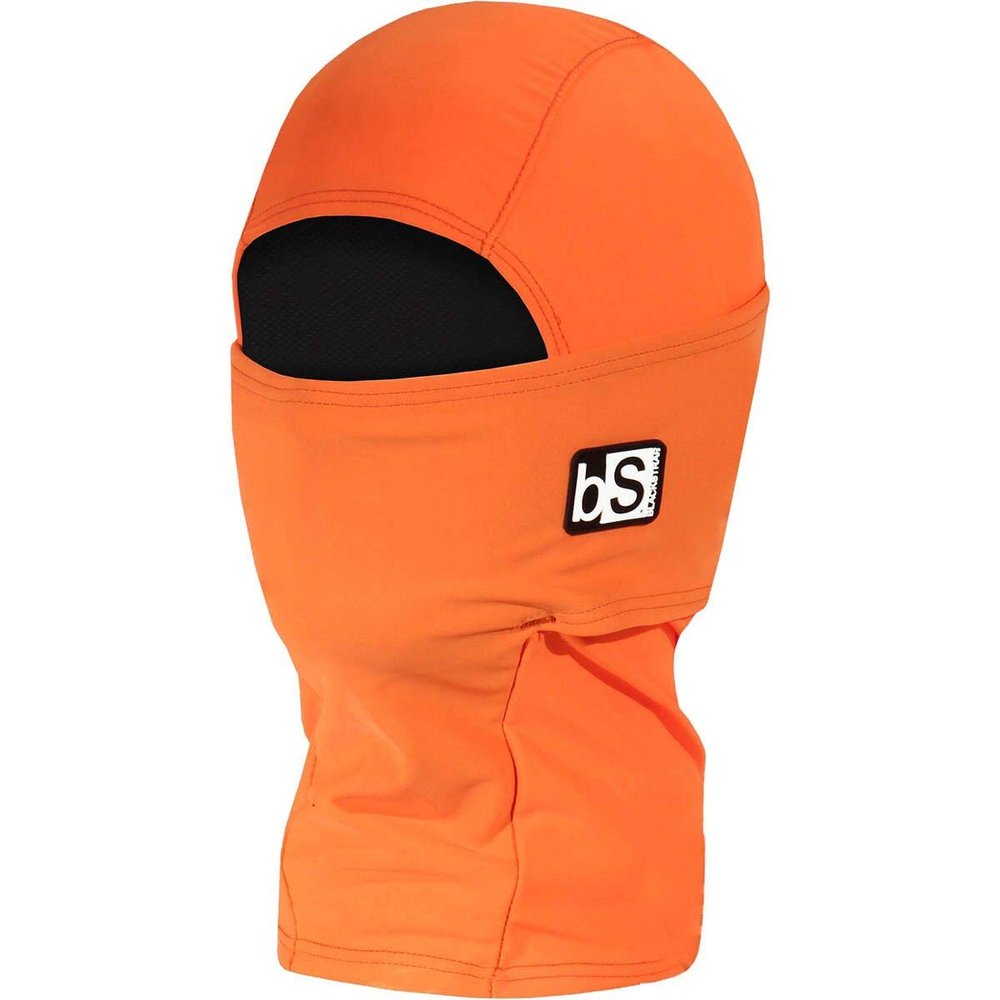 BLACKSTRAP Kids' Expedition Hood Dual Layer ExoHinge Balaclava Ski Mask, Helmet Compatible, Maximum Warmth and Comfortable for Kids, [Bright Orange]