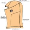BLACKSTRAP Kids' Expedition Hood Dual Layer ExoHinge Balaclava Ski Mask, Helmet Compatible, Maximum Warmth and Comfortable for Kids, [Bright Orange] view 3